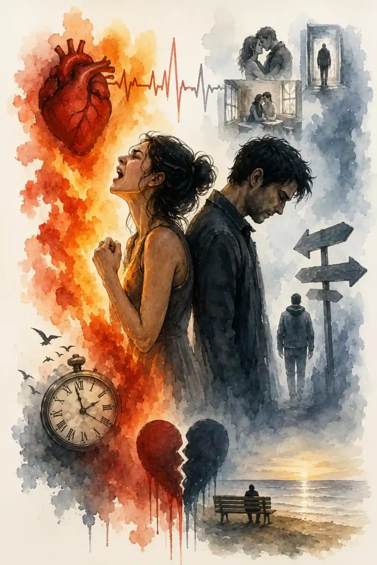 Poesia sobre el desamor - Sin más que agregar - Pareja en conflicto