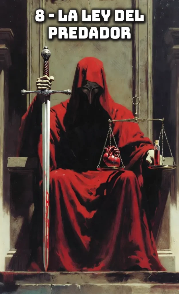 La ley del Predador - Carta de Arcanos de la Cosecha Roja - pérdida de libertad por la tecnología