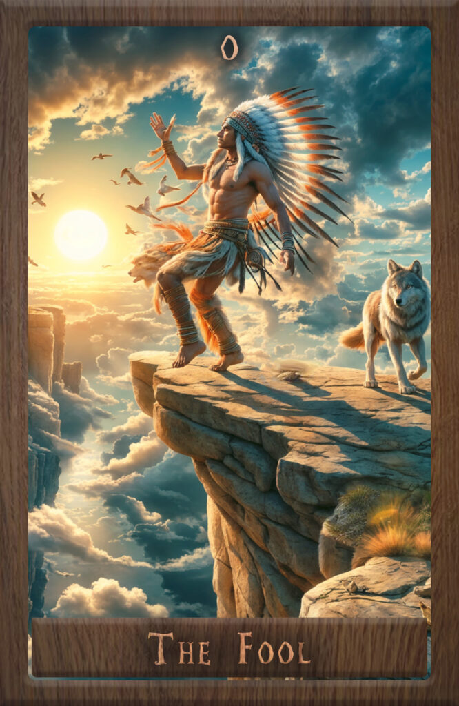 Significado del Loco Tarot - el loco en el Wakan Tarot