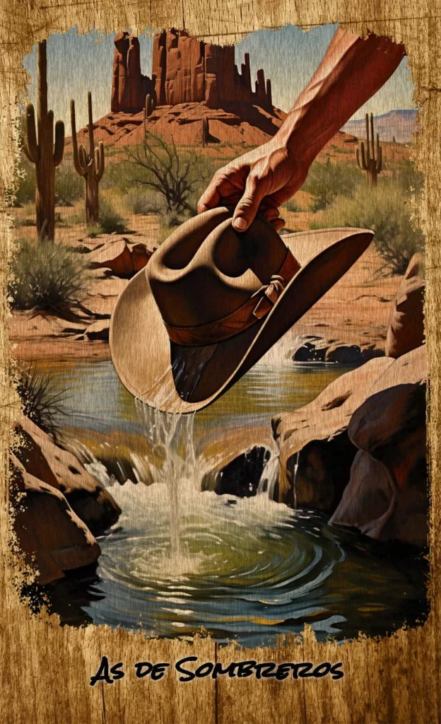 As de Sombreros, carta del tarot evolutivo sobre frustraciones
