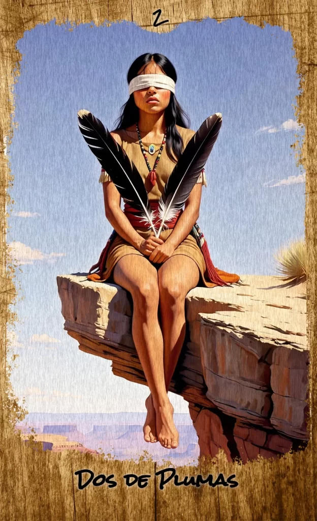 Dos de plumas - tarot evolutivo sobre frustraciones