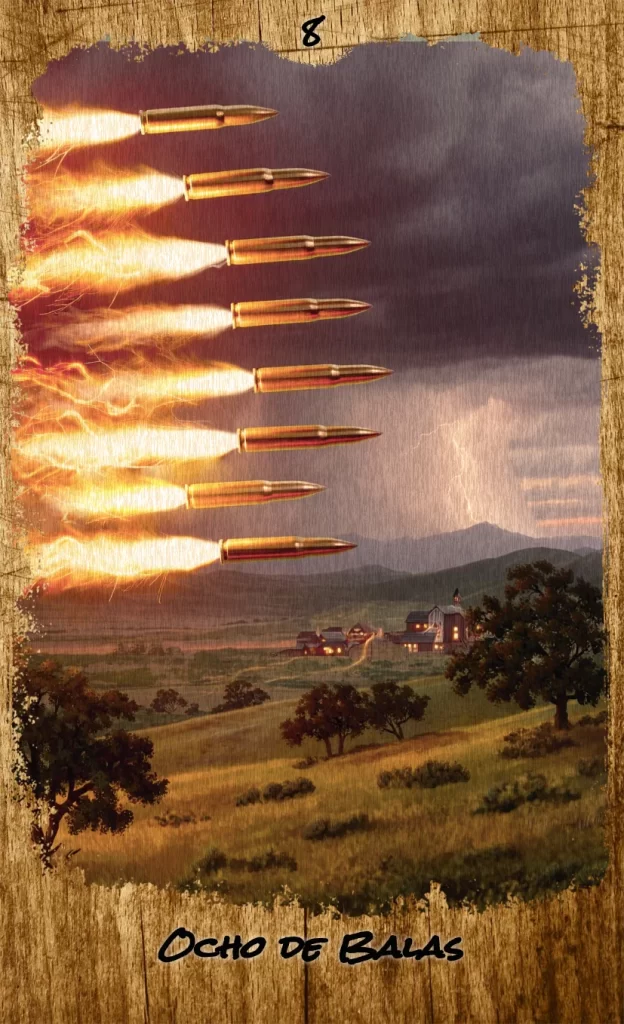 ocho de balas- tarot evolutivo sobre frustraciones