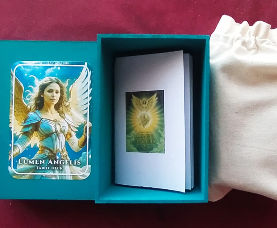 Tarot De Ángeles Lumen Angelis Con Guía Y Bolsa - Imagen 4