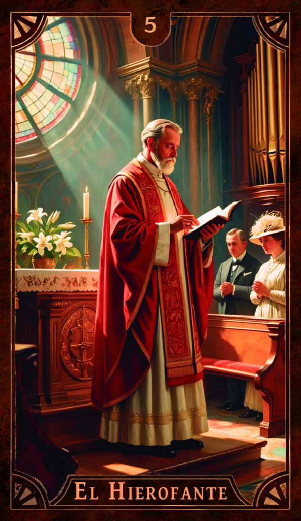 El hierofante del Tarot de Titanic Bitácora del sobreviviente y su papel en la incertidumbre migratoria de Ana