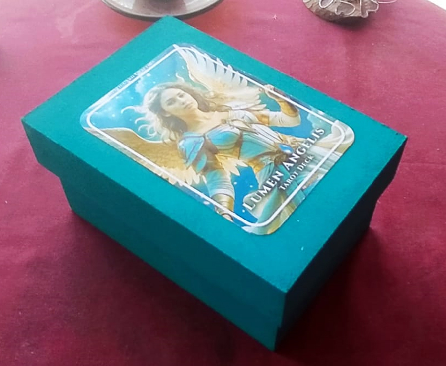 Tarot De Ángeles Lumen Angelis Con Guía Y Bolsa - Imagen 2