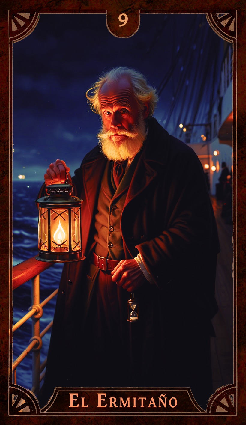 El Ermitaño — Tarot Titanic