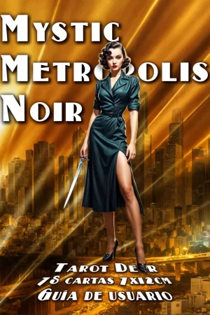 Mystic Metropolis Noir -tarot Deck Pulp - Cyberpunk