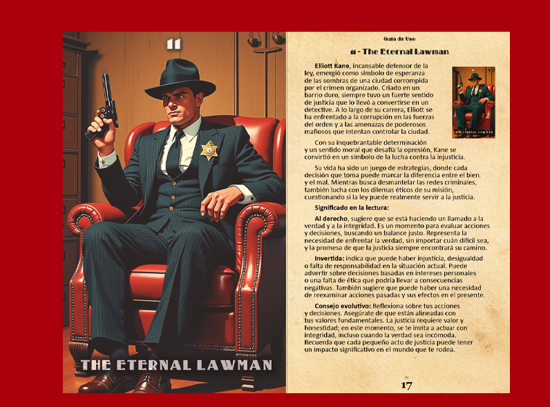 Tarot Mystic Metropolis Noir Arcanos Mayores En Lata - Imagen 5