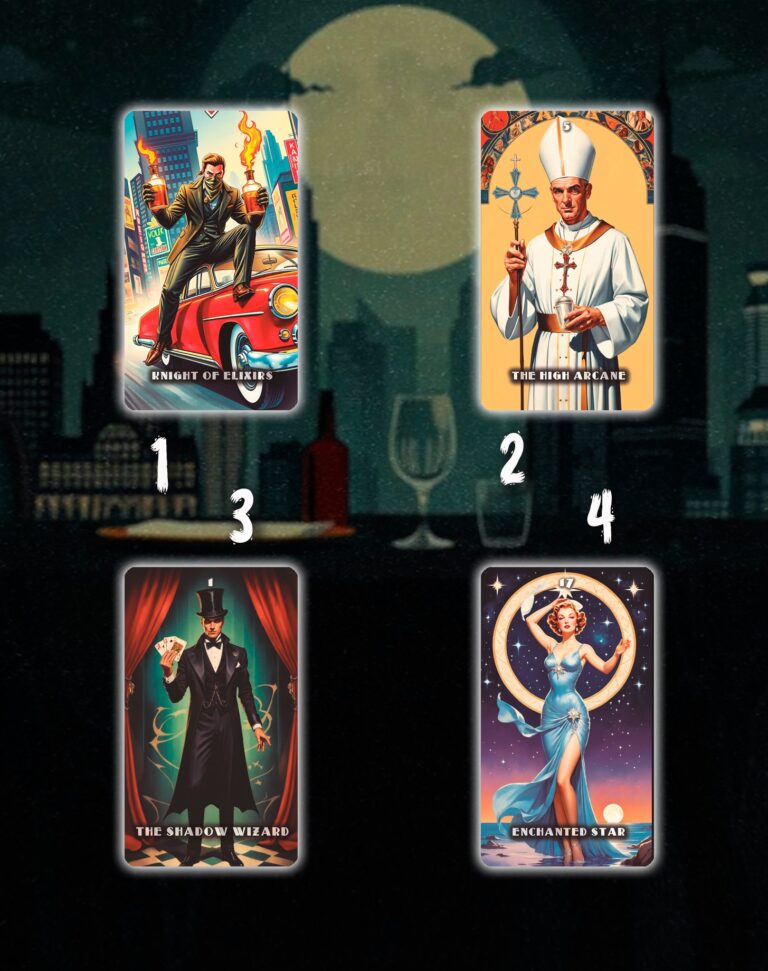 Tirada de 4 Cartas de tarot para superar el miedo a estar solo