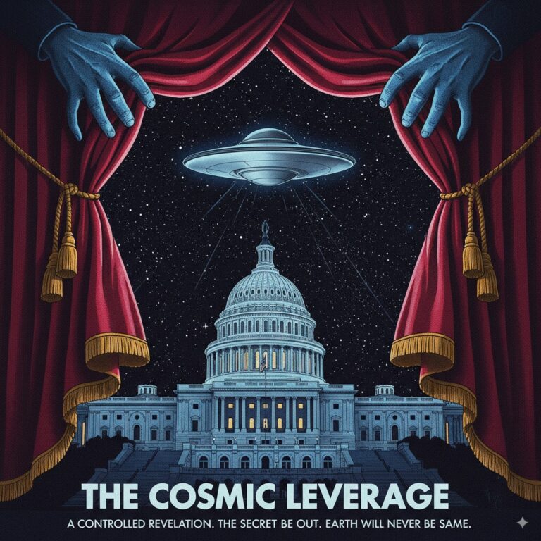 conspiración detrás de la revelación OVNI - Ilustracion conceptual