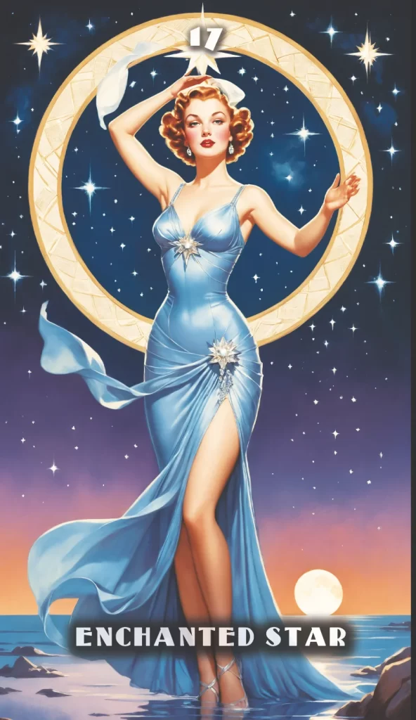 Enchanted Star, la carta que ayuda a entender la utilidad de este tarot para superar el miedo a estar solo
