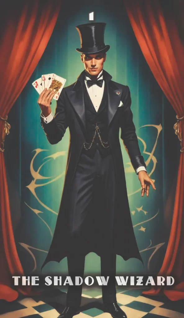 the shadow wizard la carta que ayuda a entender la utilidad de este tarot para superar el miedo a estar solo