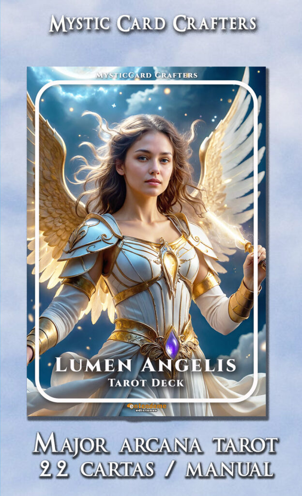 El Lumen Angelis es un mazo que sirve como ejemplo de la complejidad de crear mazos de tarot