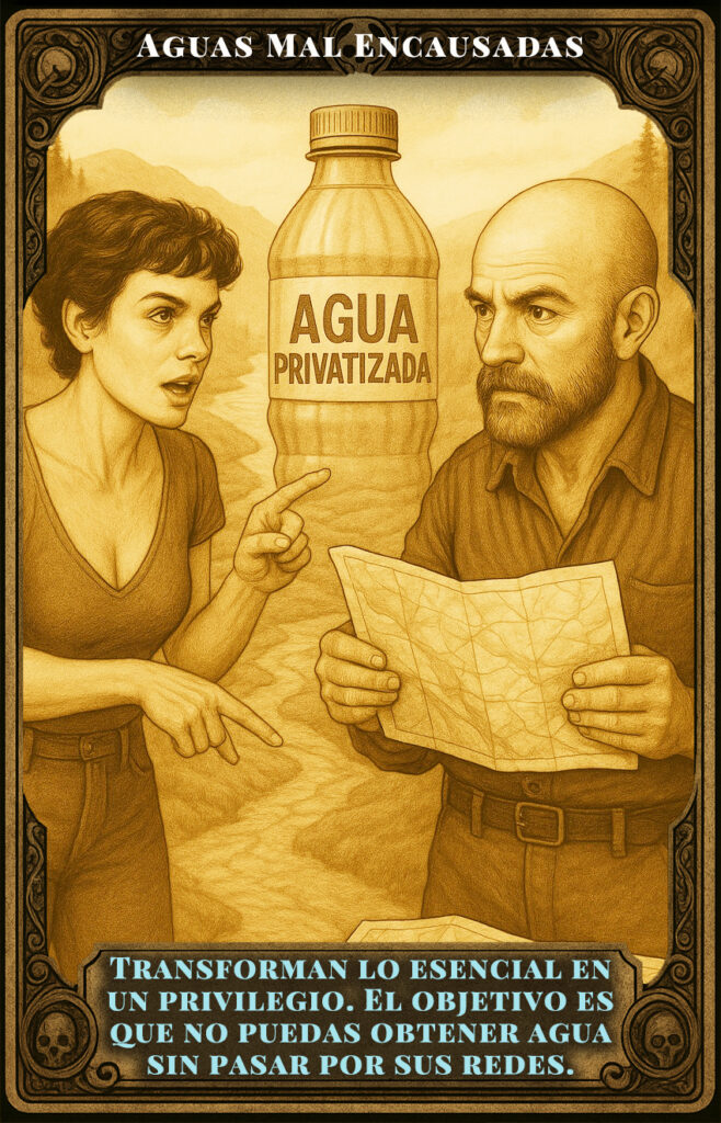 la privatizacion del agua es una carta del oráculo de Conversaciones con Daria