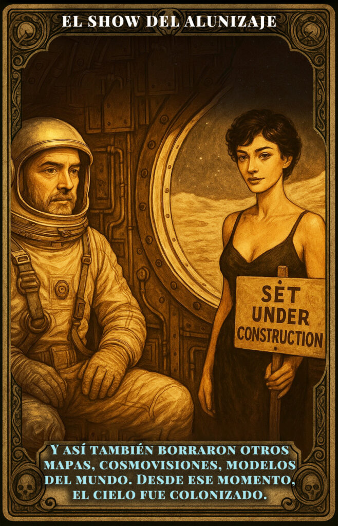 el fraude del alunizaje - carta del oraculo de Conversaciones con Daria