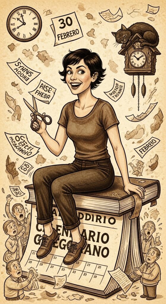 La mentira del calendario gregoriano es una carta del oráculo de Conversaciones con Daria 2