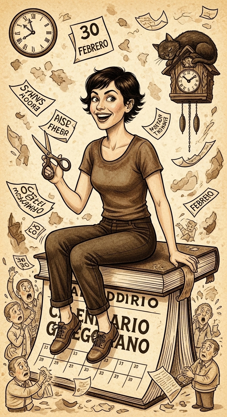 La mentira del calendario gregoriano es una carta del oráculo de Conversaciones con Daria 2