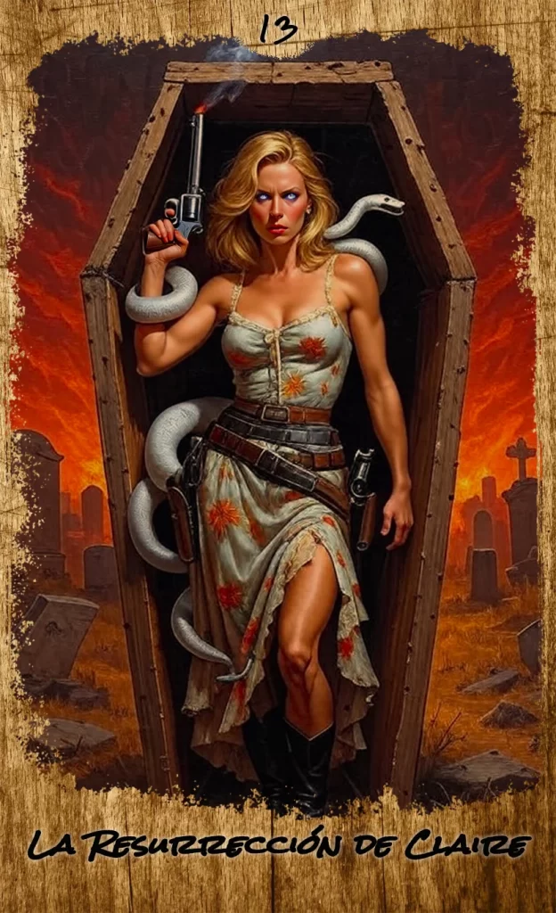 Significado La Muerte: La Historia de "La Resurrección de Claire" carta del tarot de las dos balas