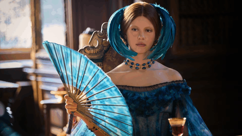 Mia Goth en Frankenstein Guillermo del Toro