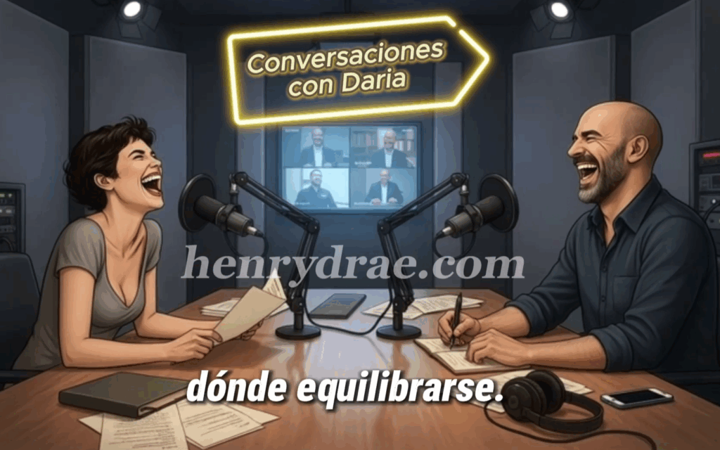 la tepria de la gravedad según Daria en el podcast - Momento de risas