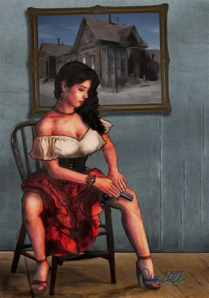 María Espinoza - novela weird western de autor
