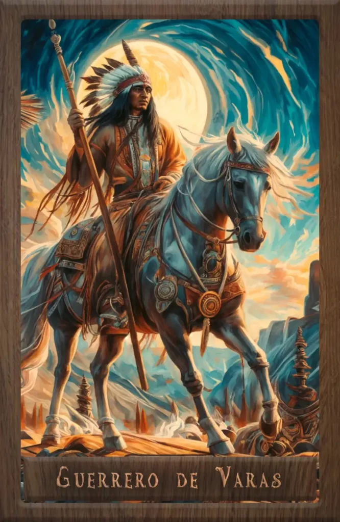 Wakan Tarot - Guerrero de Varas