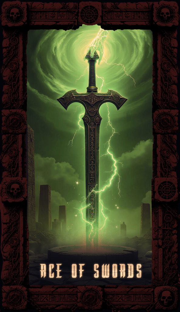 tirada DRAE sobre relaciones de pareja - ace of swords