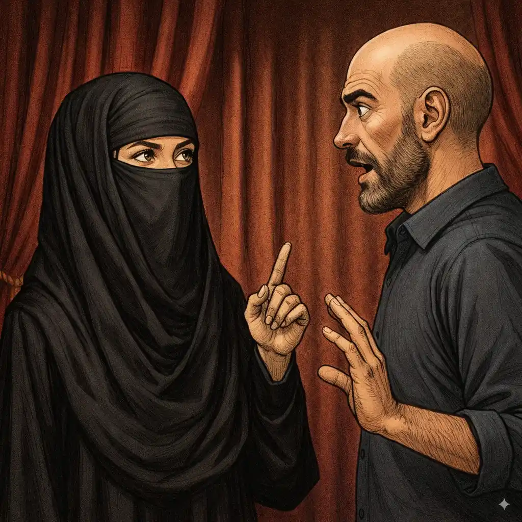 sentido común no es un argumento - Daria con burka