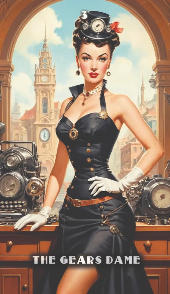The Gears Dame - Tirada DRAE de Tarot Evolutivo