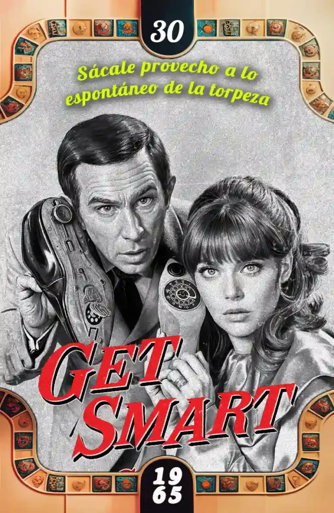 Get Smart - carta del oráculo TV Legends para ilustrar las mejores películas de Mel Brooks