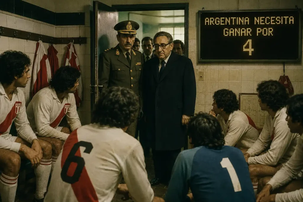 Soborno en Argentina Perú 1978 - foto que nadie vio pero dicen que ocurrió