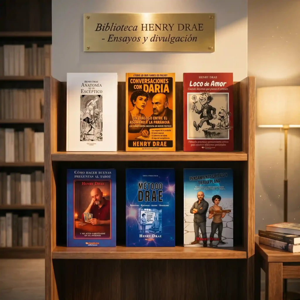 escritor independiente en Argentina - Biblioteca de ensayos de Henry Drae