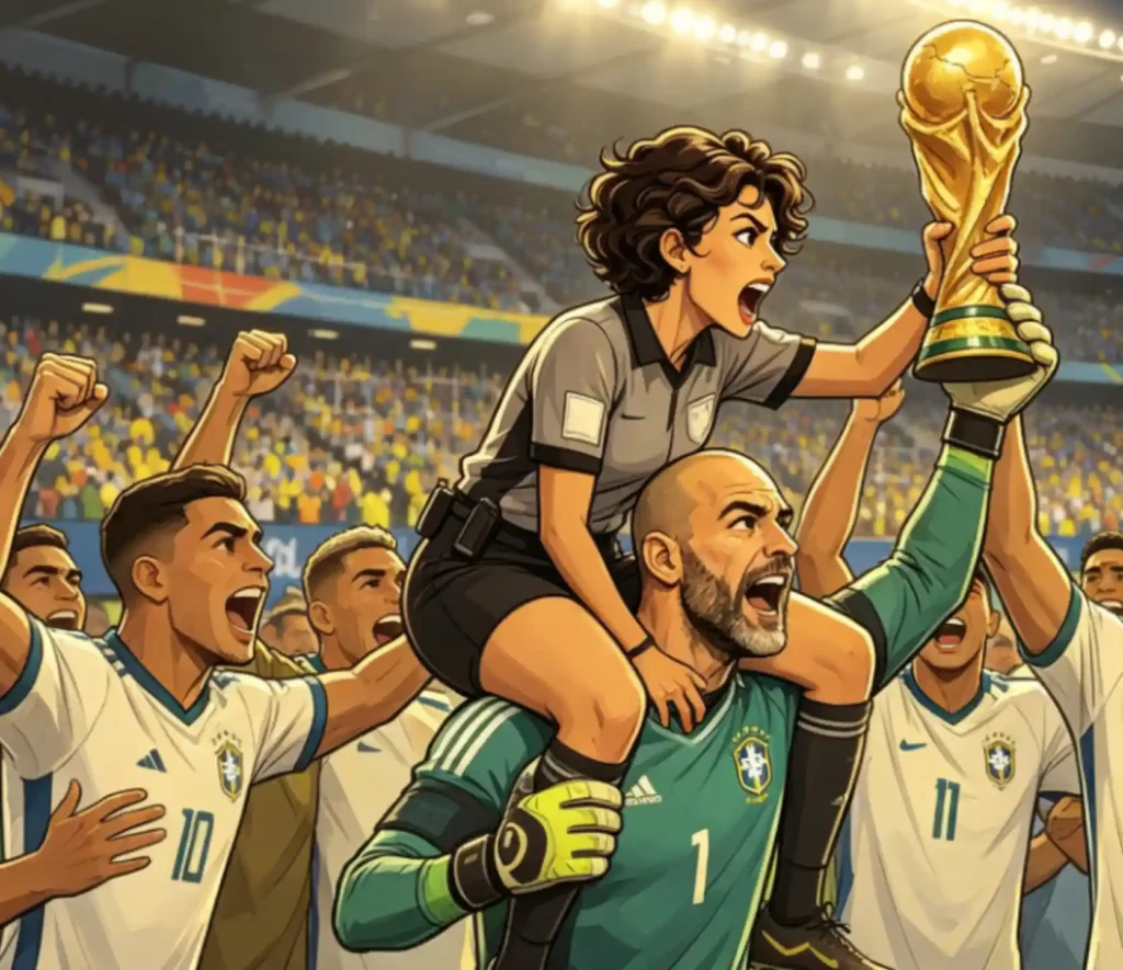corrupción en la FIFA - Daria se queda con la copa.