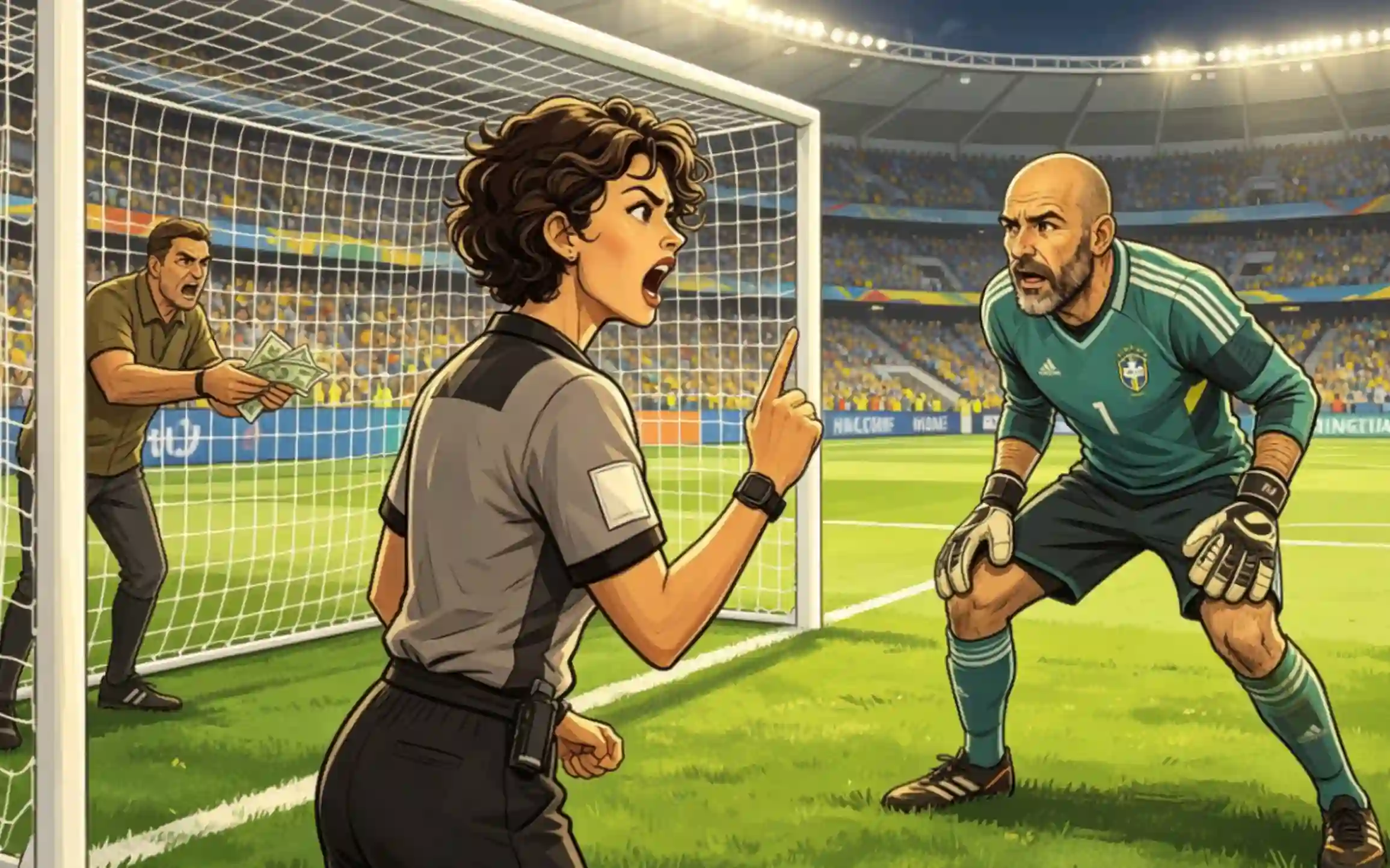 corrupcion-en-la-fifa Henry y Daria en la cancha