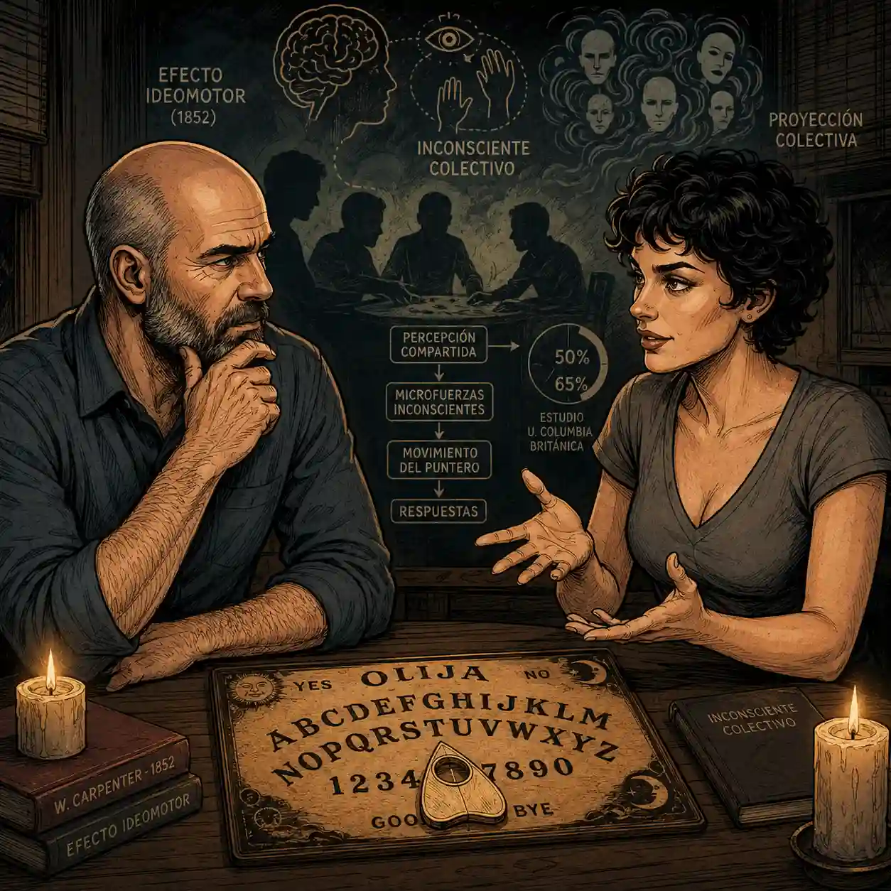 Por qué se mueve la Ouija - Henry y Daria