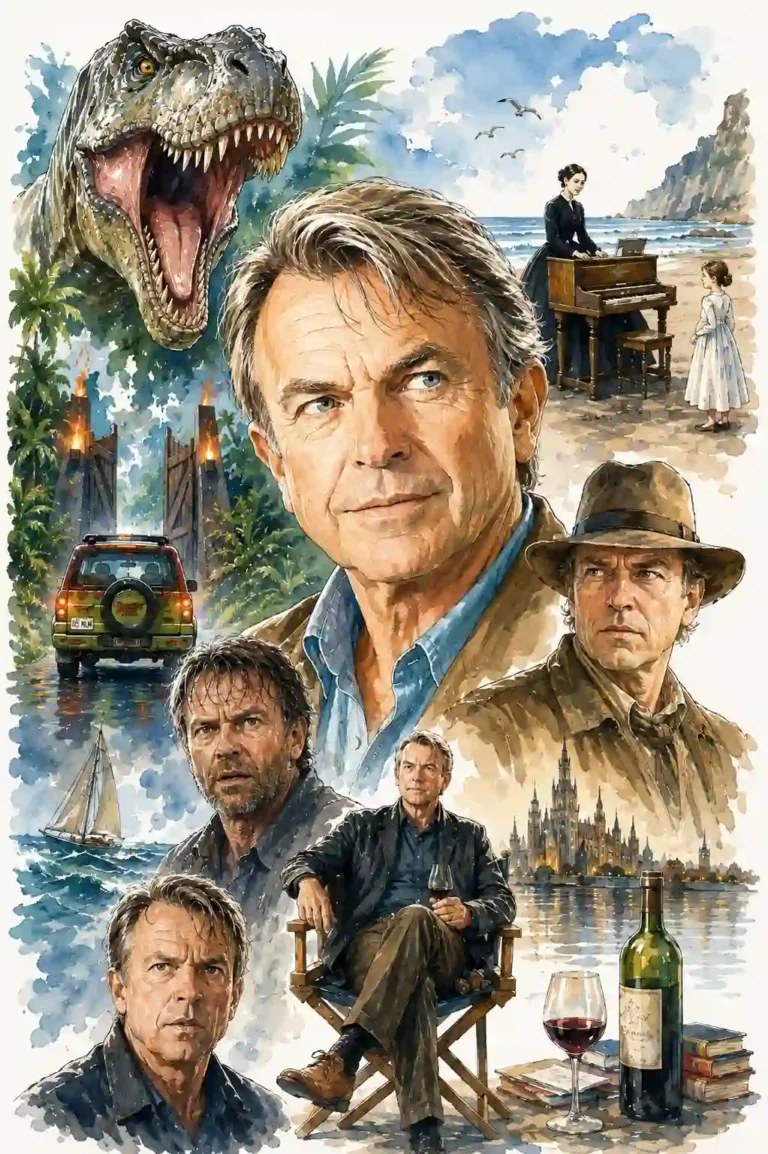 mejores películas de sam neil - ilustración evocativa