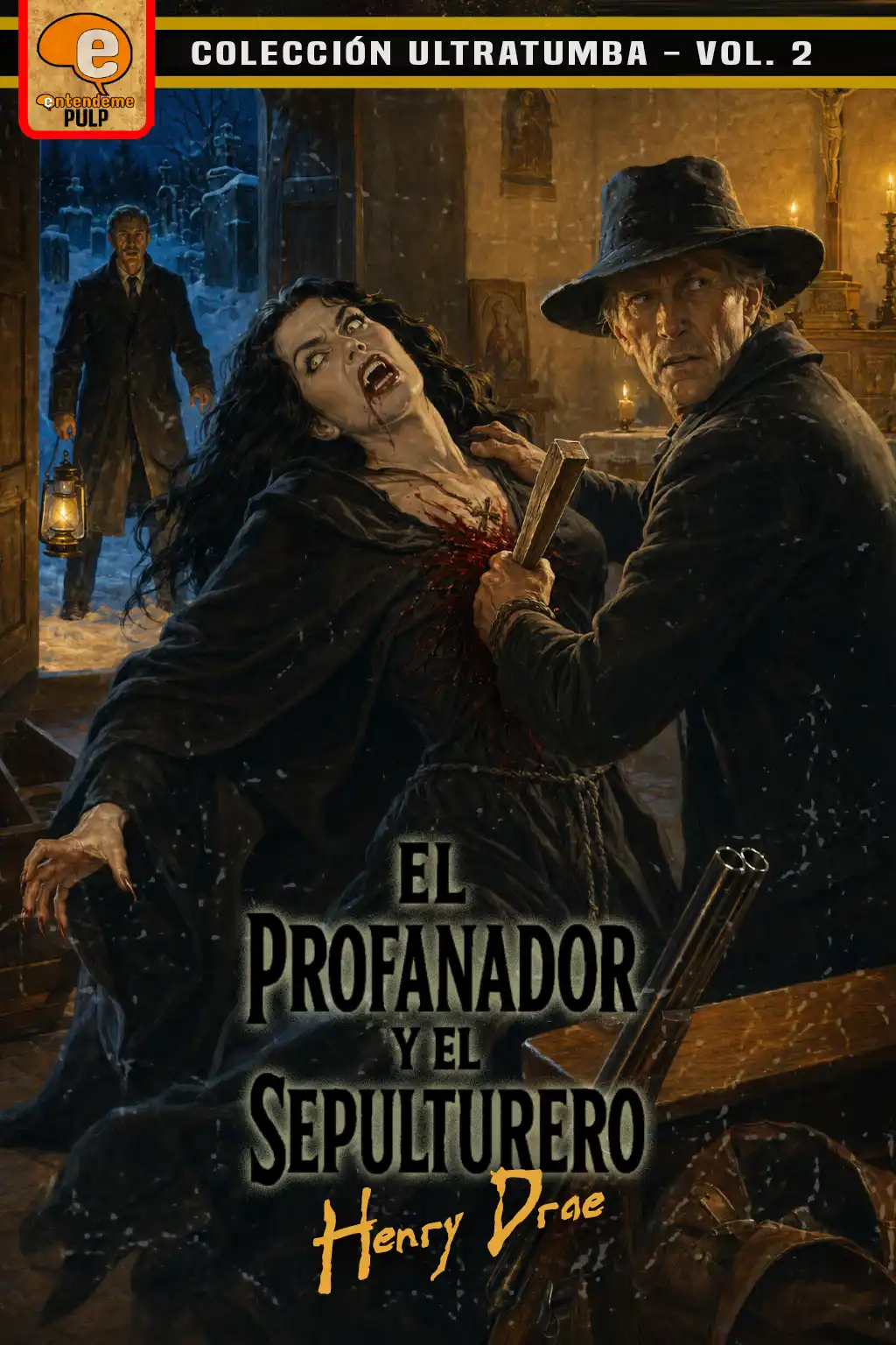 Portada de El Profanador y el Sepulturero, de Henry Drae