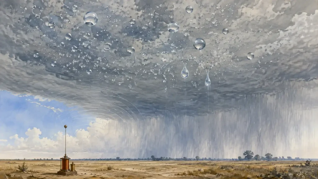 La máquina de hacer llover de Juan Baigorri - el mito de hacer llover en cualquier lugar