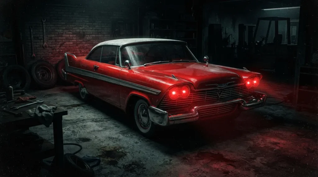Christine (19839 uno de los autos malditos en el cine más emblemáticos