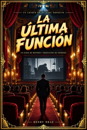 Cubierta del juego de misterio - casos criminales para resolver en pdf