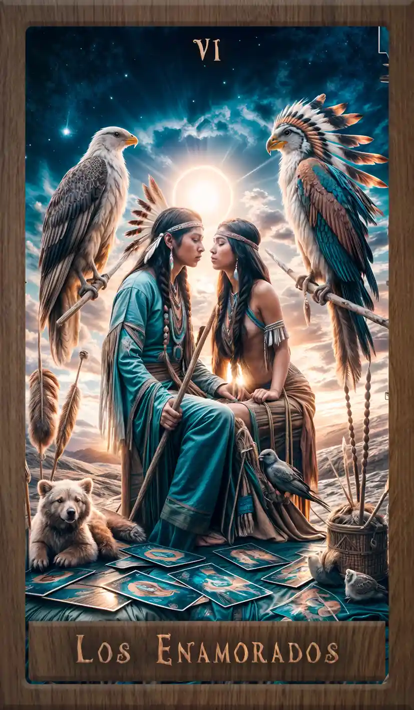 Wakan Tarot: Los Enamorados