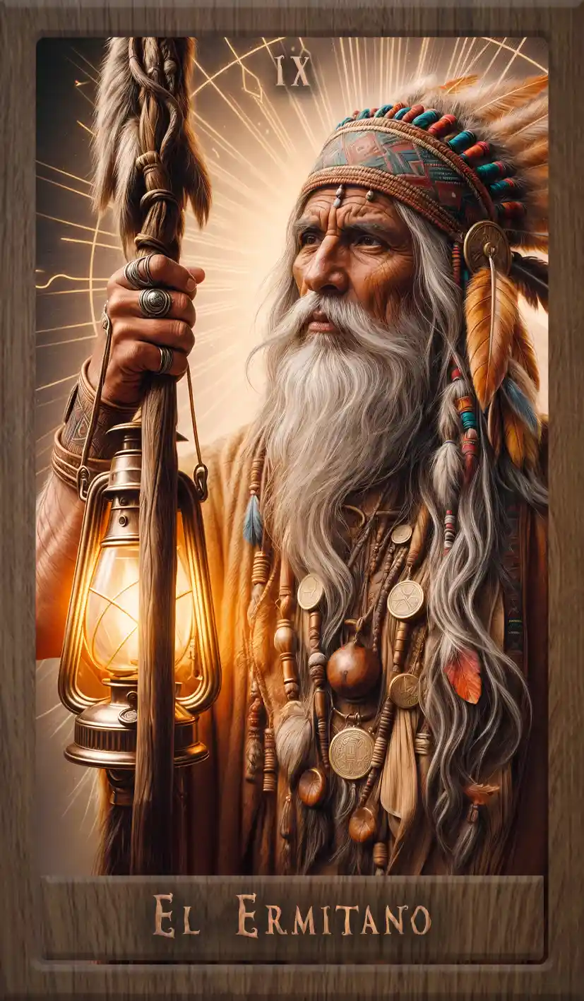 Wakan Tarot: El Ermitaño