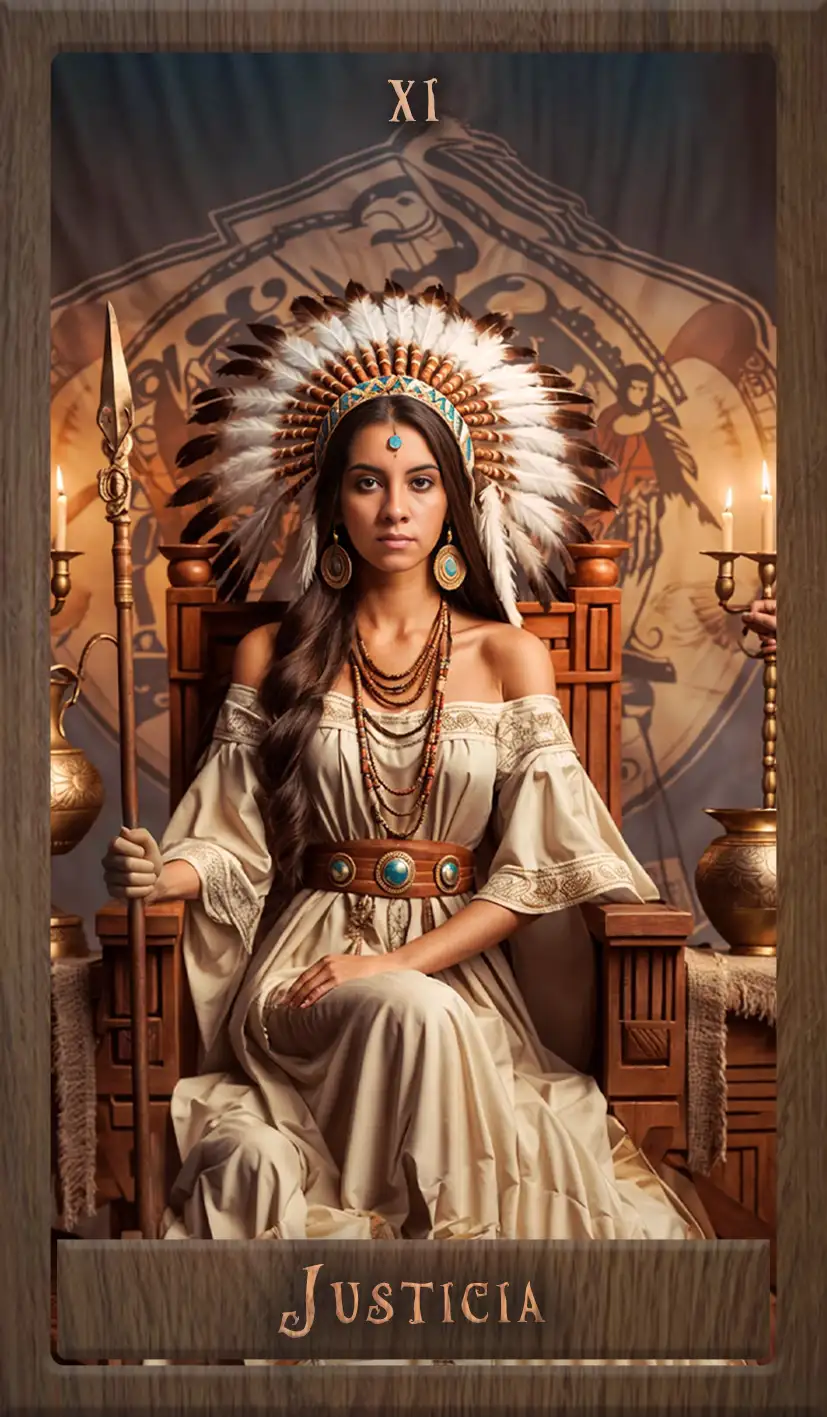 Wakan Tarot: Justicia