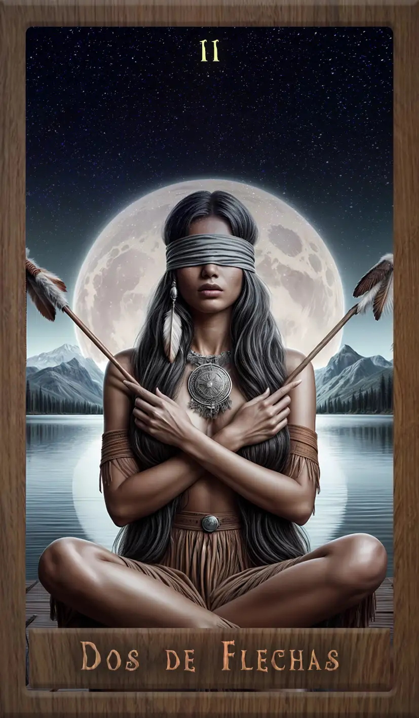 Wakan Tarot: Dos de Flechas