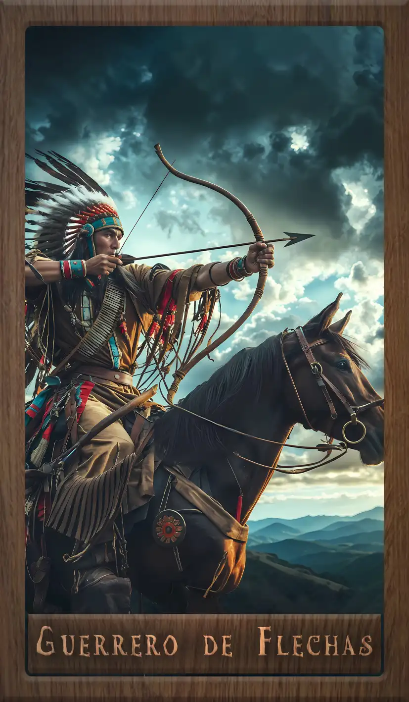 Wakan Tarot: Guerrero de Flechas