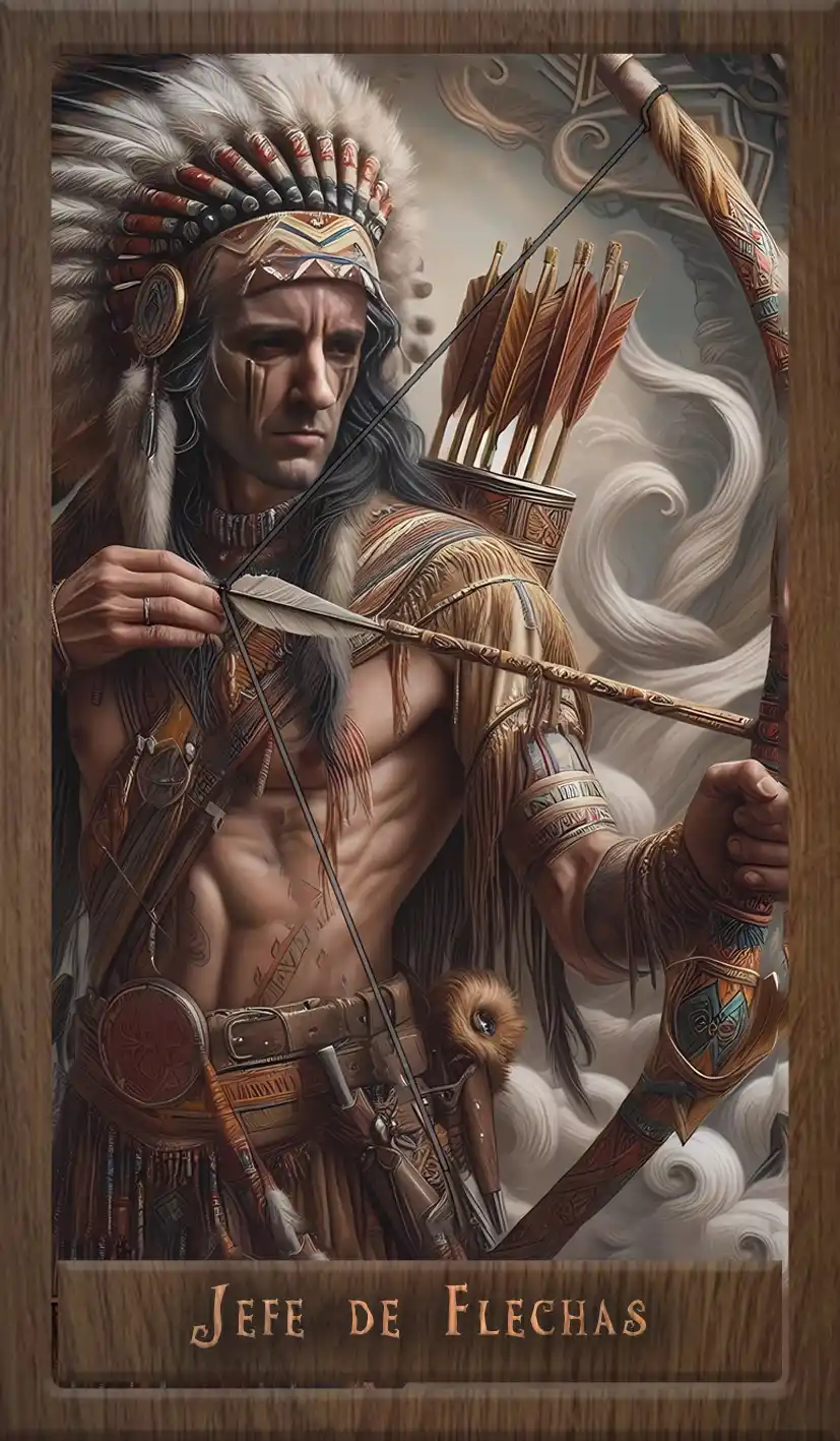Wakan Tarot: Jefe de Flechas