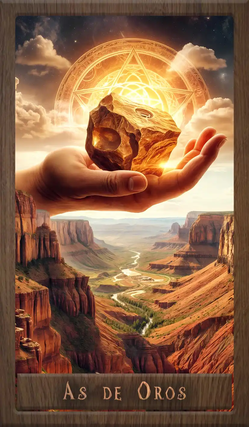 Wakan Tarot: As de Oros