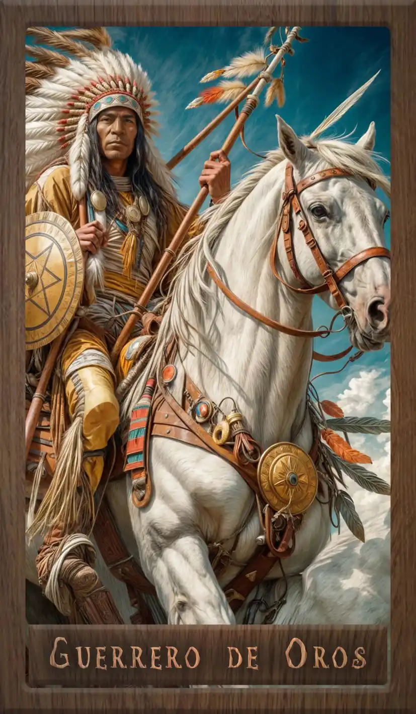 Wakan Tarot: Guerrero de Oros
