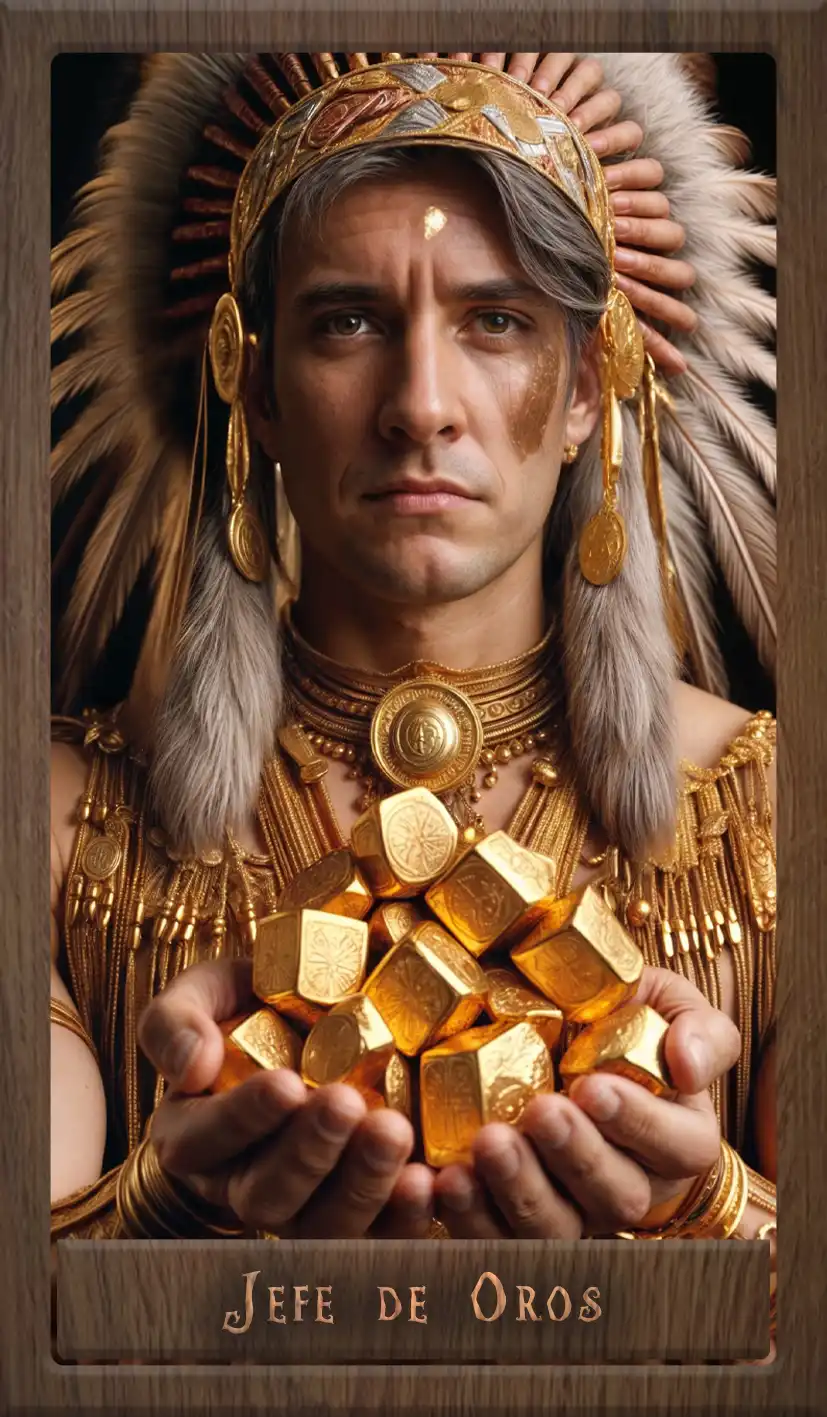 Wakan Tarot: Jefe de Oros