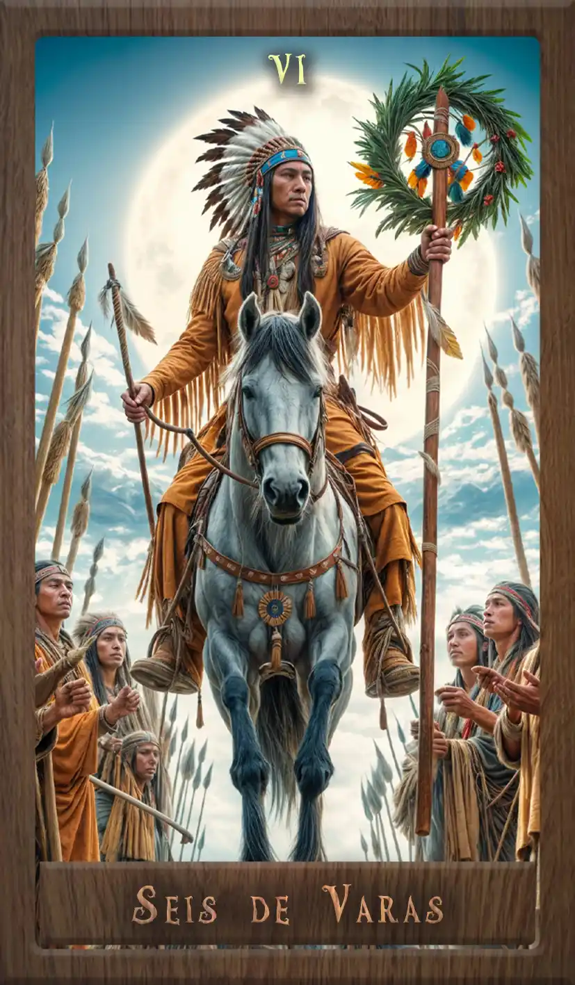Wakan Tarot: Seis de Varas